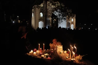 Commemoration of the flood victims of Shiraz