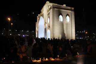 Commemoration of the flood victims of Shiraz