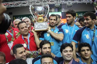 Iran wins 5th crown in Greco-Roman wrestling world cup