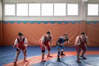 The First Down syndrome Wrestling Team in the World