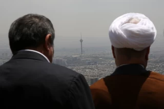 Ayatollah Akbar Hashemi Rafsanjani and Mohsen Hashemi Rafsanjani
