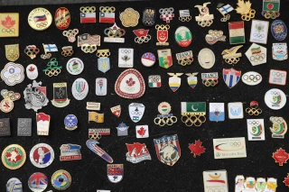 collection of Olympic pins