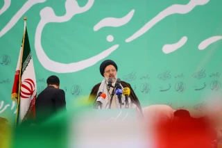 campaign rally in support of Ebrahim Raisi