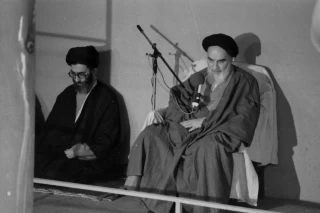 First presidential inauguration ceremony of Ayatollah Khamenei