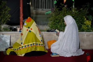 مراسم احیای شب بیست و سوم رمضان 1402 در امامزاده پنج تن لویزان