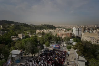 Iranians perform Eid al-Fitr prayers in Tehran