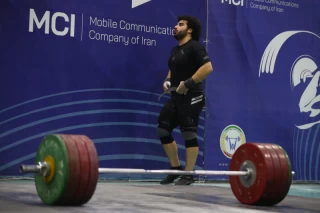 The record setting of Iran's national weightlifting team