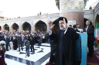 President Ebrahim Raisi in the holy shrine of Hazrat Zeinab (PBUH)