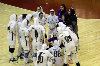 Sang Ahan Bafq is the champion of Iran Women's Premier Handball League