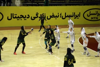 Sang Ahan Bafq is the champion of Iran Women's Premier Handball League