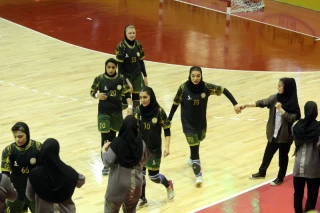 Sang Ahan Bafq is the champion of Iran Women's Premier Handball League