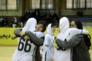 Sang Ahan Bafq is the champion of Iran Women's Premier Handball League