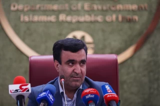 Press conference of the Head of Iran's Department of Environment