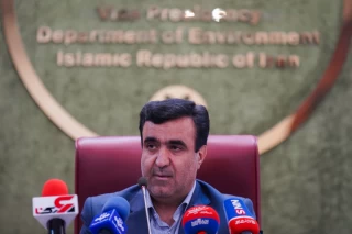 Press conference of the Head of Iran's Department of Environment