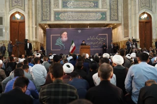 The anniversary of Imam Khomeini's passing away with the presence of the President
