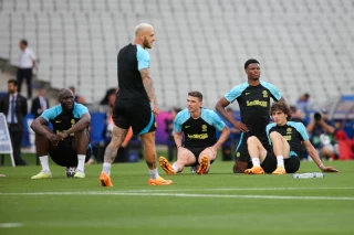 Inter Milan training session before the UEFA Champions League Final match