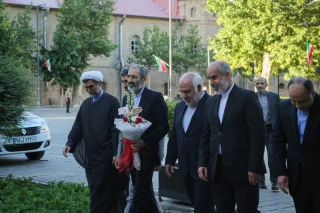 دیدار اسدالله اسدی دیپلمات آزاد شده ایرانی با وزیر امور خارجه