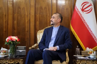 The meeting of the released Iranian diplomat Asadollah Asadi with the Minister of Foreign Affairs