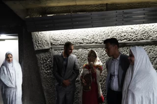 مراسم ازدواج ۱۴ زوج ترکمن در تهران