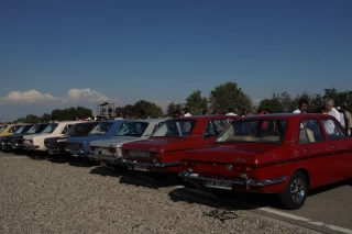 Gathering of classic cars in Tehran