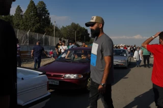 Gathering of classic cars in Tehran
