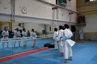 The girls' national karate team selection competition