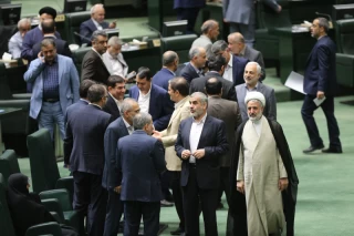 The meeting of Iranian Parliament to review the qualifications of the proposed Minister of Agriculture