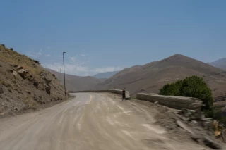 Chalus Road 8 days after the flood