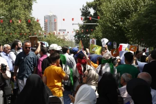 تجمع اعضای «انجمن نجات» مقابل سفارت ترکیه