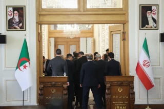 Meeting of foreign ministers of Iran and Algeria