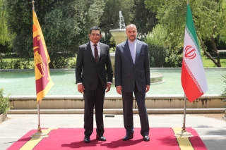 دیدار وزرای خارجه ایران و سریلانکا