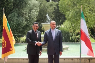 دیدار وزرای خارجه ایران و سریلانکا