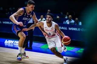 دیدار تیم‌های صربستان و پورتوریکو در جام جهانی بسکتبال 2023