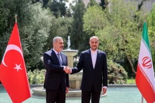 The meeting of the Foreign Ministers of Iran and Turkey