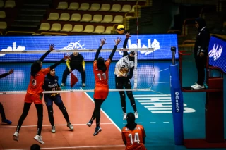 Mehrsun VS Sanat Mes Rafsanjan - Iranian women's volleyball premier league