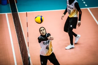 Mehrsun VS Sanat Mes Rafsanjan - Iranian women's volleyball premier league