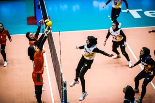 Mehrsun VS Sanat Mes Rafsanjan - Iranian women's volleyball premier league