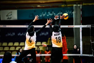 Mehrsun VS Sanat Mes Rafsanjan - Iranian women's volleyball premier league