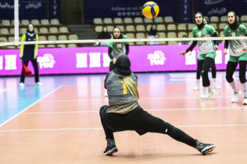 Saipa Tehran Vs. Zob Ahan Isfahan - Women's Volleyball Premier League.