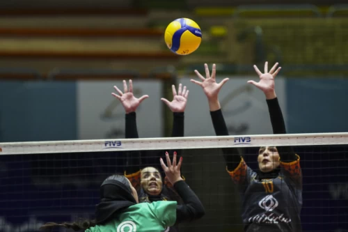 Saipa Tehran Vs. Zob Ahan Isfahan - Women's Volleyball Premier League.