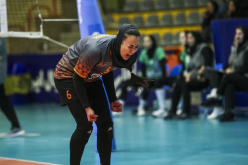 Saipa Tehran Vs. Zob Ahan Isfahan - Women's Volleyball Premier League.