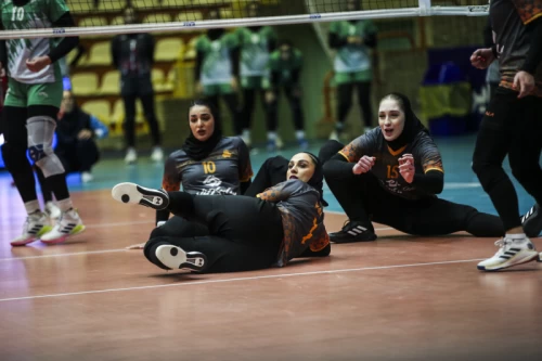 Saipa Tehran Vs. Zob Ahan Isfahan - Women's Volleyball Premier League.