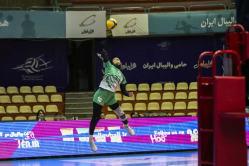 Saipa Tehran Vs. Zob Ahan Isfahan - Women's Volleyball Premier League.