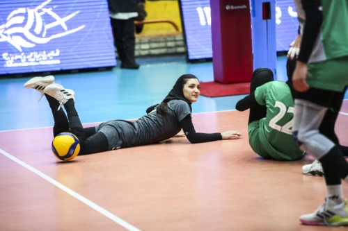 Saipa Tehran Vs. Zob Ahan Isfahan - Women's Volleyball Premier League.