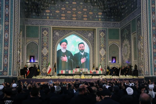The funeral for Seyed Ebrahim Raisi, the President of Iran, and his companions in Mashhad
