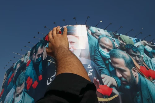 The funeral for Seyed Ebrahim Raisi, the President of Iran, and his companions in Tehran