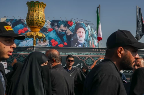 The funeral for Seyed Ebrahim Raisi, the President of Iran, and his companions in Tehran