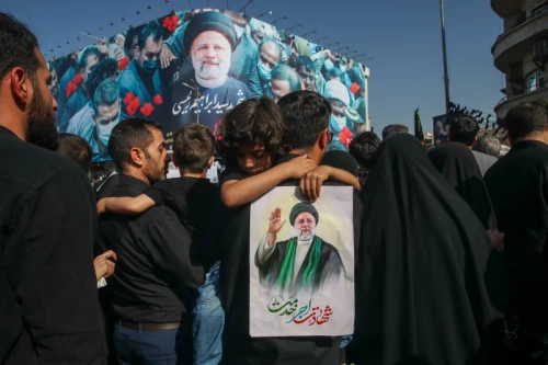 The funeral for Seyed Ebrahim Raisi, the President of Iran, and his companions in Tehran