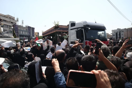 The funeral for Seyed Ebrahim Raisi, the President of Iran, and his companions in Tehran