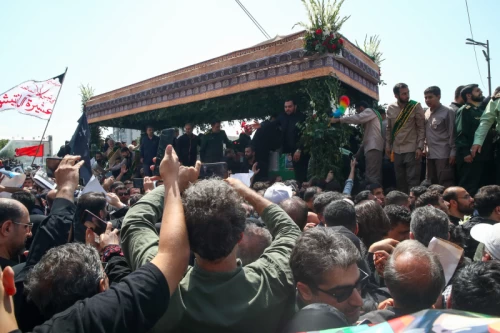 The funeral for Seyed Ebrahim Raisi, the President of Iran, and his companions in Tehran